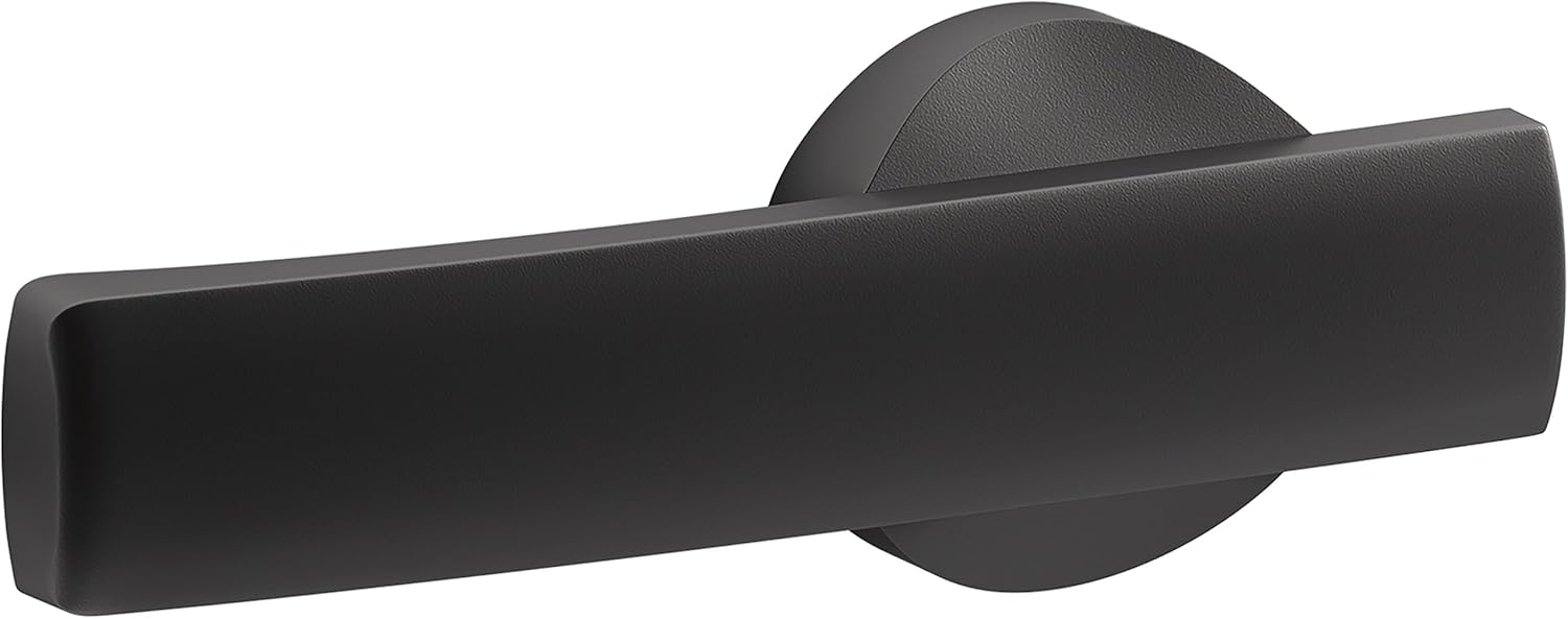 Kohler K-9379-BL Wellworth Highline Trip Lever, Left or Right-Hand Lever for Two-Piece Toilets, Matte Black