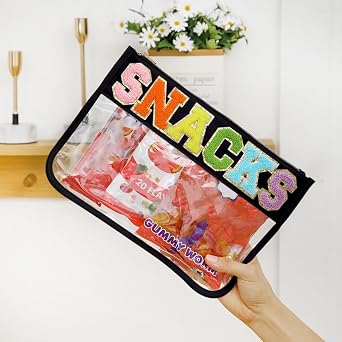 DYSHAYEN Clear Snacks Bag for Travel