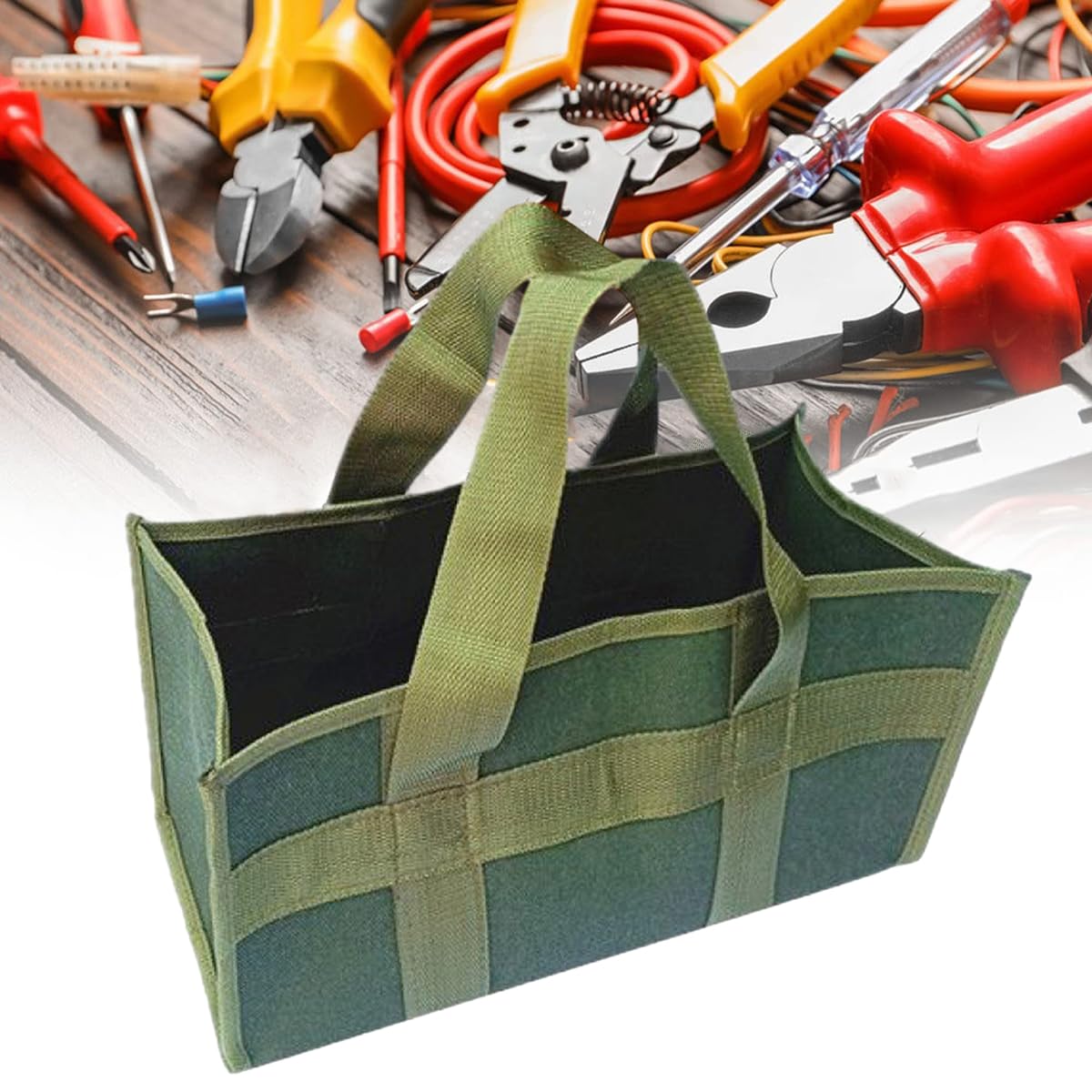 キャンバス　レザー トートバッグ ツールバッグ Amazon.co.jp: キャンバスツールバッグ : DIY・工具・ガーデン