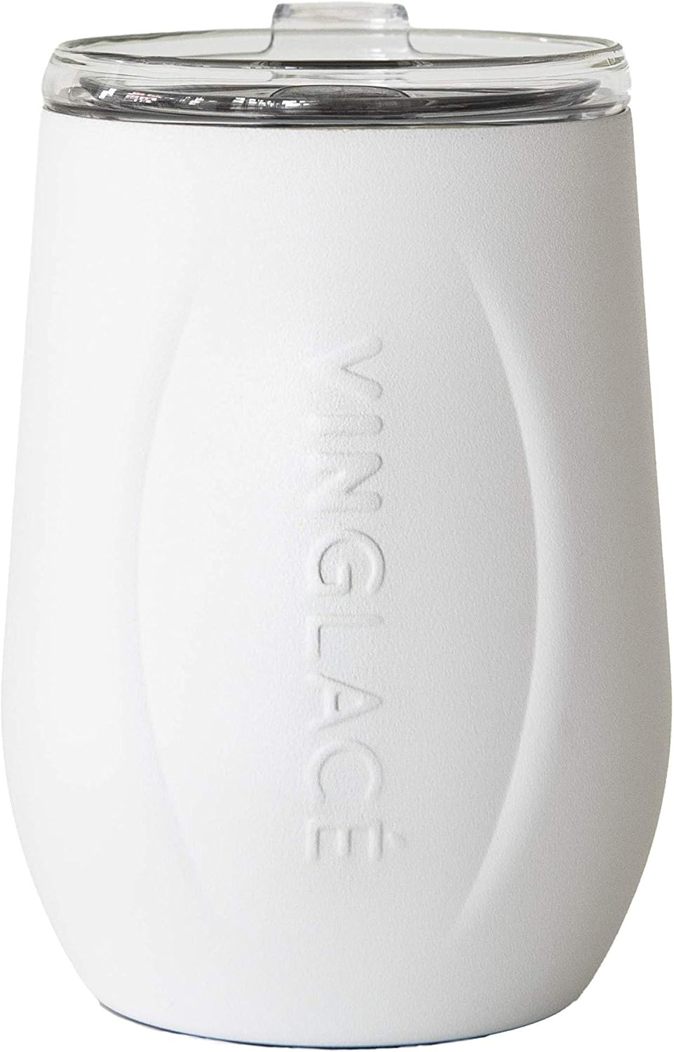 Vinglacé Stainless Steel Stemless Wine Glass Insulated Wine Tumbler with Glass