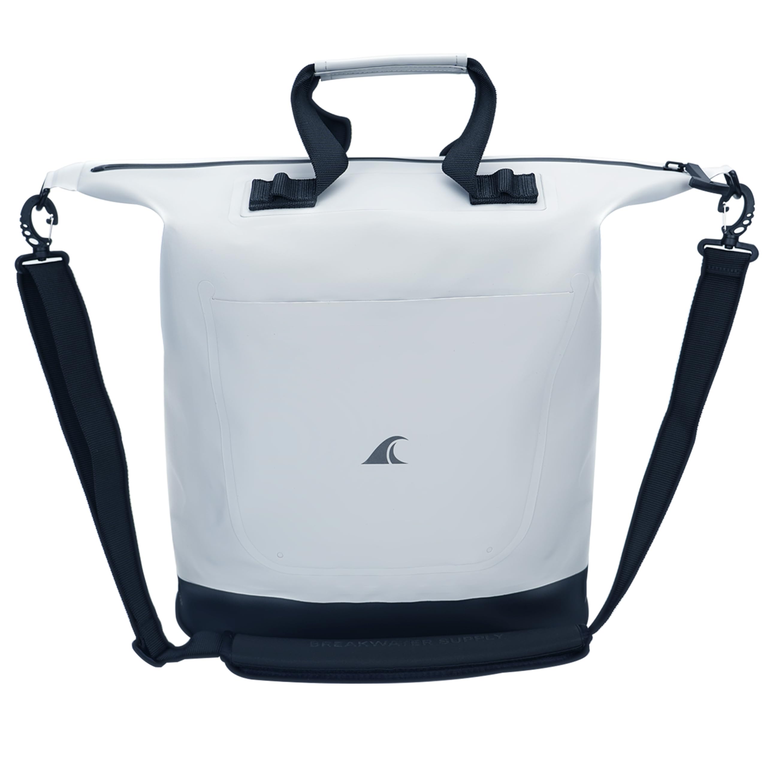 Breakwater Supply Waterproof Utility Tote Travel Bag with Shoulder Strap Zipper IP68 Ocean-Grade Sandproof Riverton