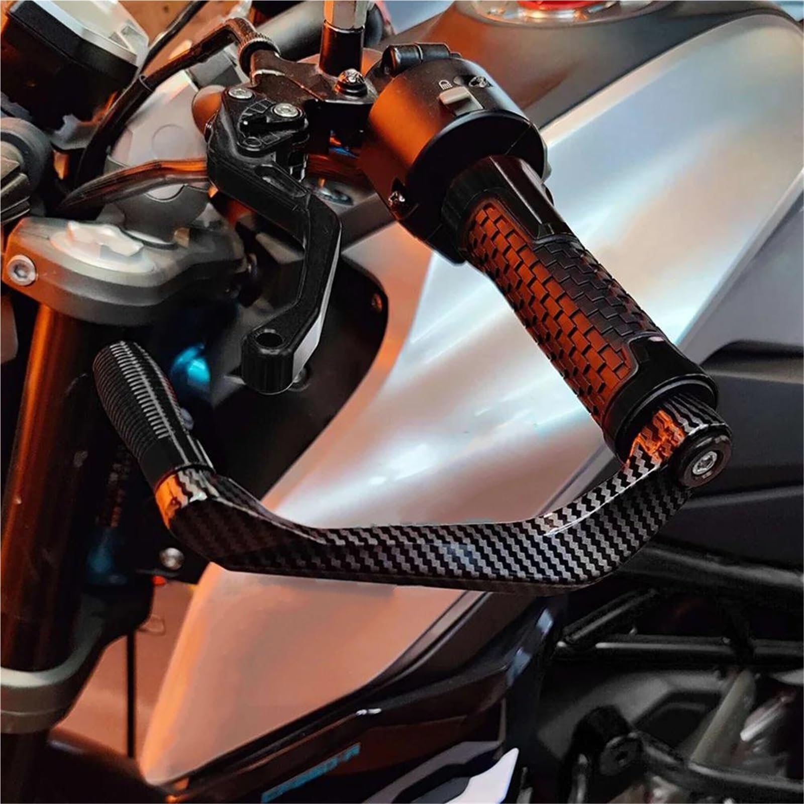 Parte del paramano Per VOGE Valico 125R R125 R 125 Brivido 2023 2024 2025 Accessori Moto Manubrio Leva Frizione Freno Protezione Della Mano (Black)