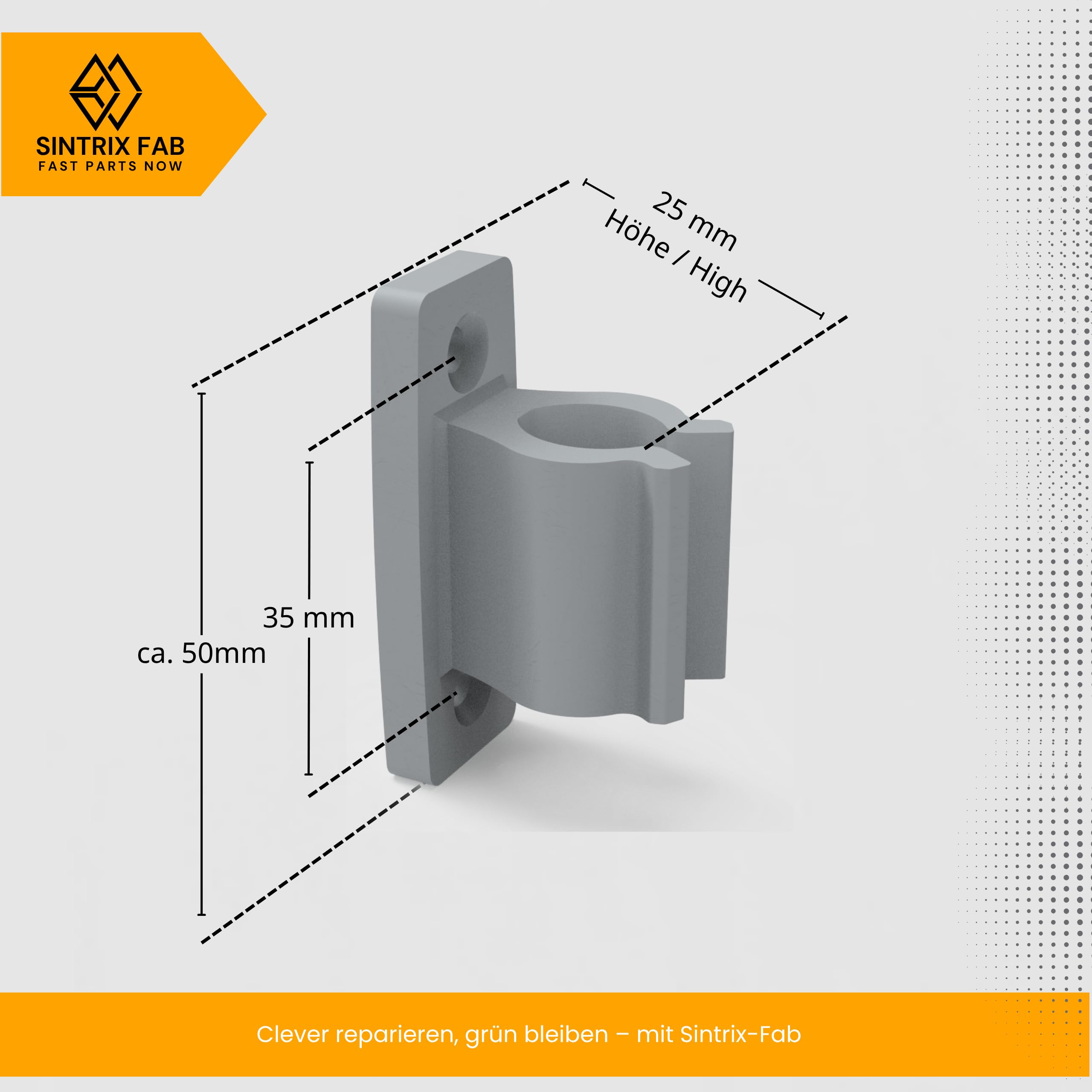 Soporte de manivela elástico inastillable para todas las manivelas articuladas de toldo, soporte de pared para bielas de toldo, apto para toldos Thule/Fiamma Omnistor