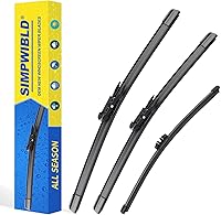 Vista 21 de Juego de 3 limpiaparabrisas de repuesto de fábrica para Volkswagen Atlas 2018-2022, juego de limpiaparabrisas de 26 + 22 + 12 pulgadas (juego de 3)