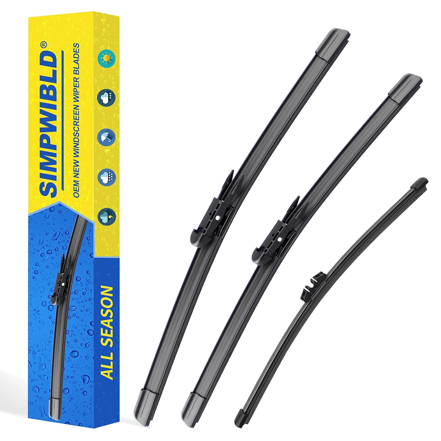 SIMPWIBLD 26"+22" Windshield Wiper with 11" Rear Wiper Blade Set for Ford Explorer 2011-2020-OE/Original Quality (Pack of 3) - Review, Price and Buying Guide