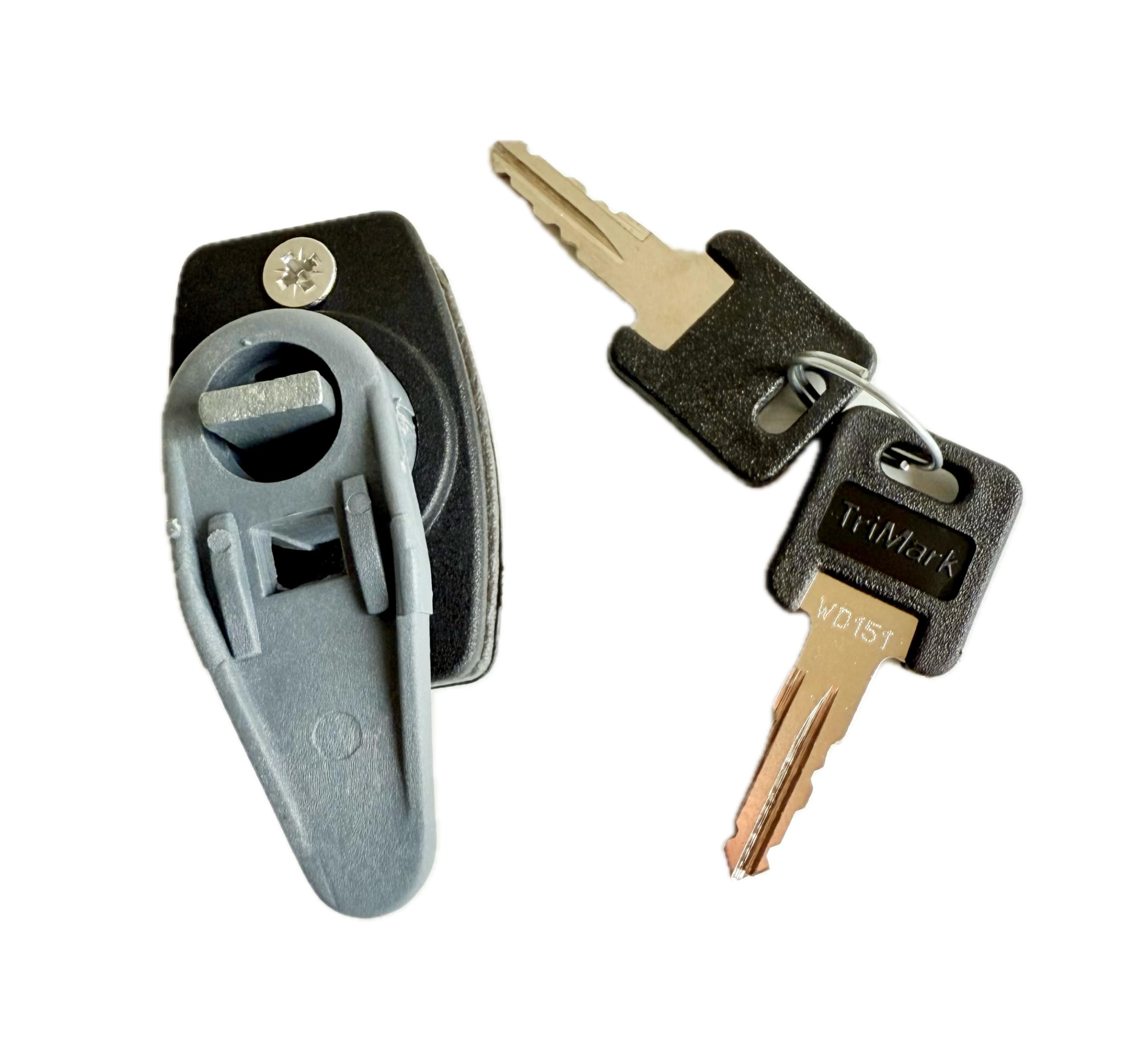 Adventure Outdoor Supplies Black West Alloy Lock Assembly With 2 Wd Keys – Caravan & Motorhome Locker Door Lock – Secure Replacement Barrel Lock For External Storage, Gas Lockers, Battery Boxes – Weatherproof & Durable