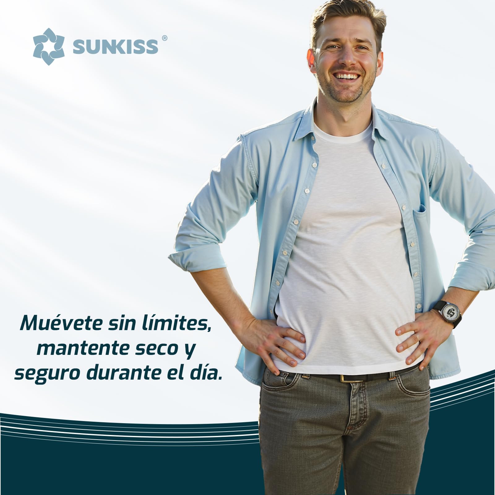 SUNKISS Pañales para Hombre Incontinencia Protección Diurna Desechable Adultos Ropa Interior Absorbente Gris Talla XL 32 Unidades