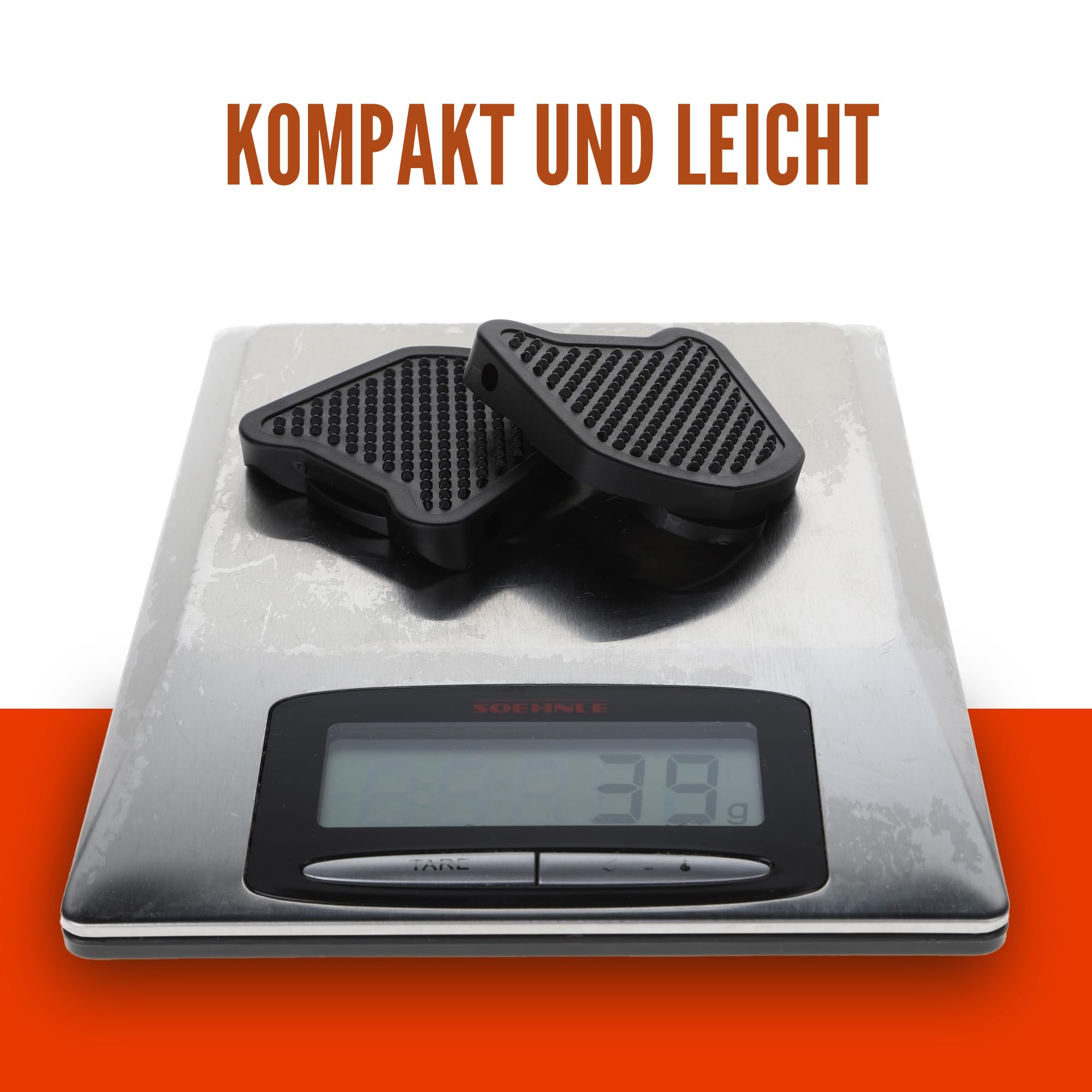 KEO | Adapter | Kompatibel mit Look KEO Klickpedale | Ändert Klickpedale zu Flats | Keine Shuhplatten benotigt | für Grip und Komfort