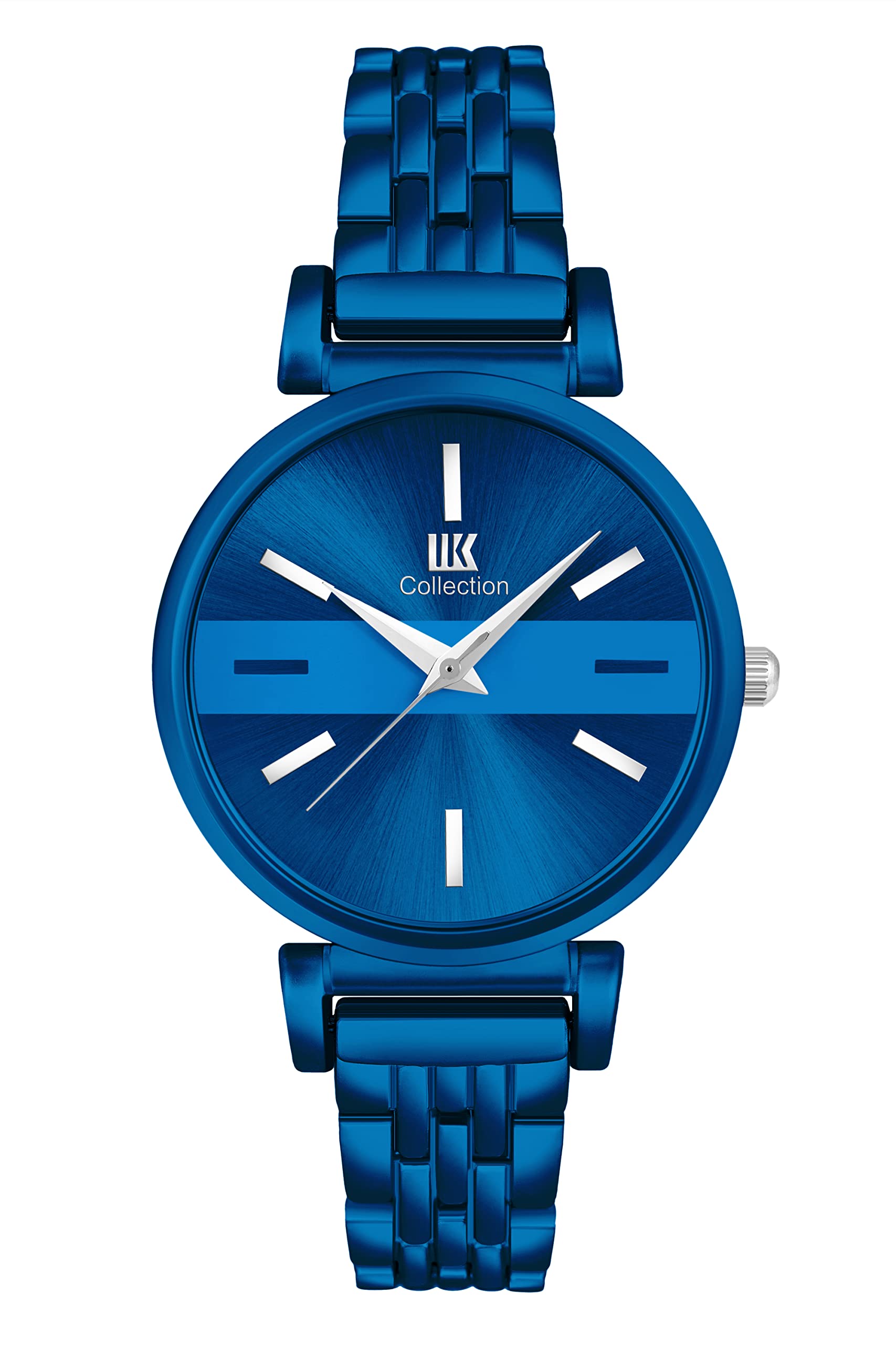 IIK COLLECTION Watches for Women Round Studded Dial |Analogue Quartz Movemnet Ladies Watch|Long Battery Life|Stainless Steel Adjustable Bracelet Chain Strap|Double Lock Clasp Safety Watches for Girls (B0BCWKRB9V) Amazon Price History, Amazon Price Tracker