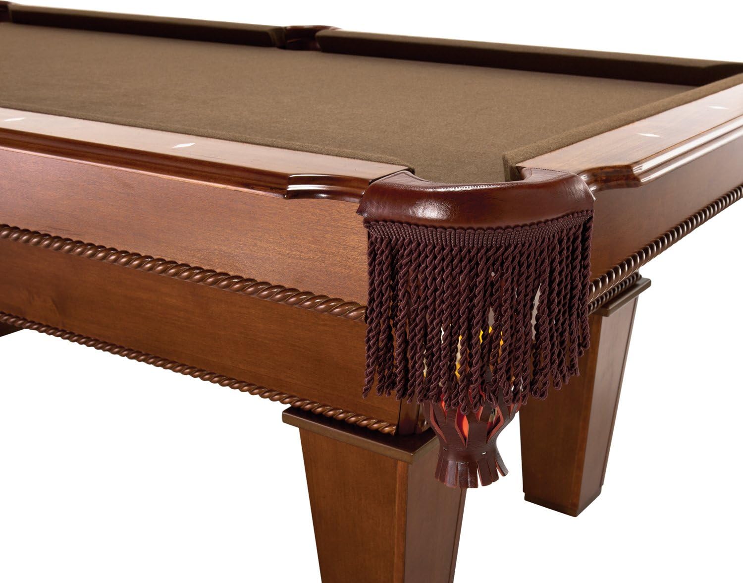 Fat Cat Frisco 7.5’ Pool Table with Classic Style Billiard Pockets and Contemporary Straight Legs, Oak Finish with Bronze Colored Cloth Playing Surface : Pool Tables : Sports & Outdoors