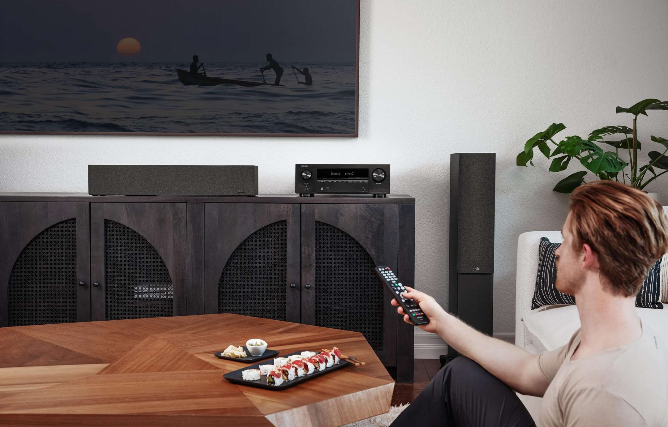 Denon AVRX1700HBKE2 Odbiornik Av, Czarny, 145W