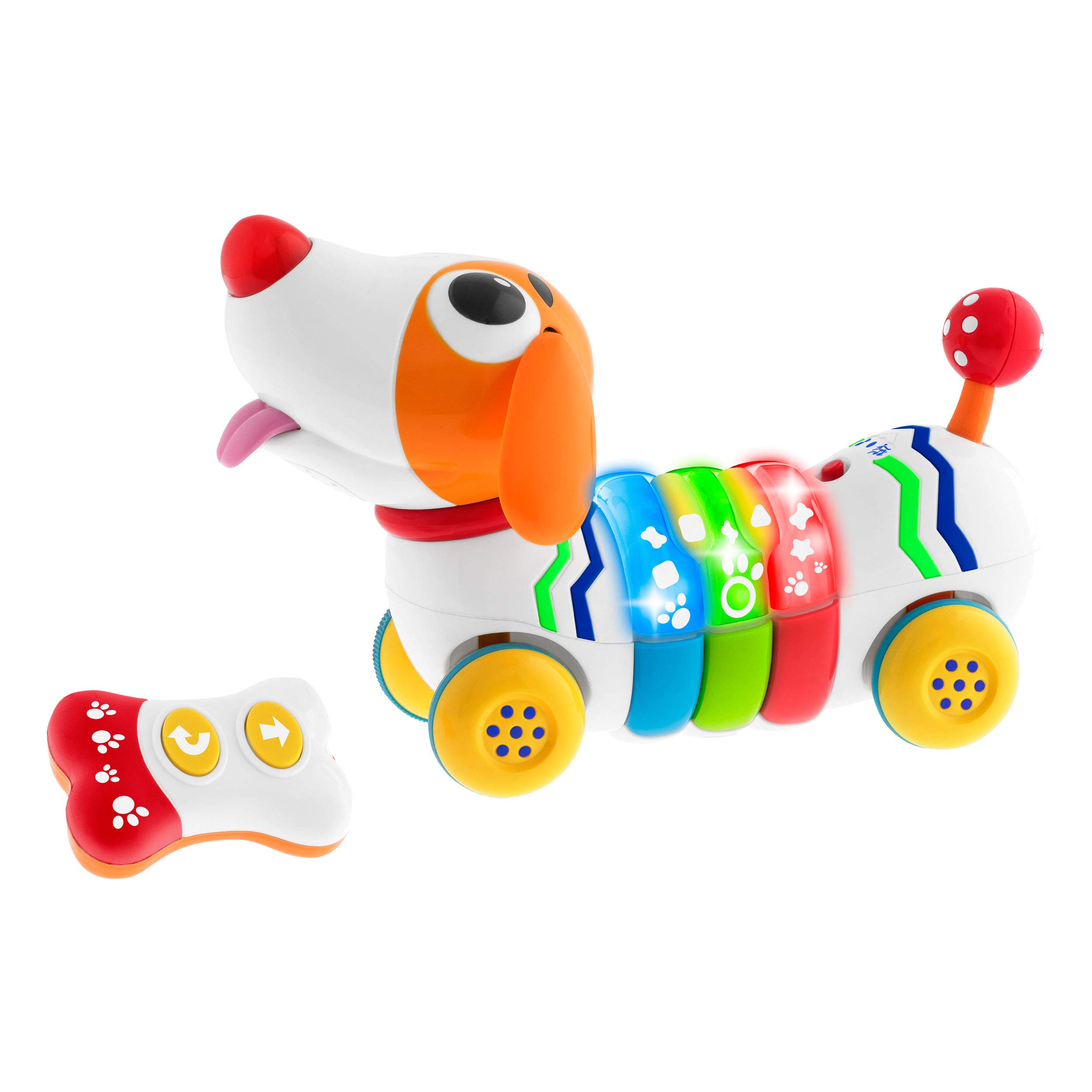 Chicco DogRemi Radio Controlled Dog, Interactive Barking and Walking Toy with Lights and Sounds, 2-Way Remote - Image 3