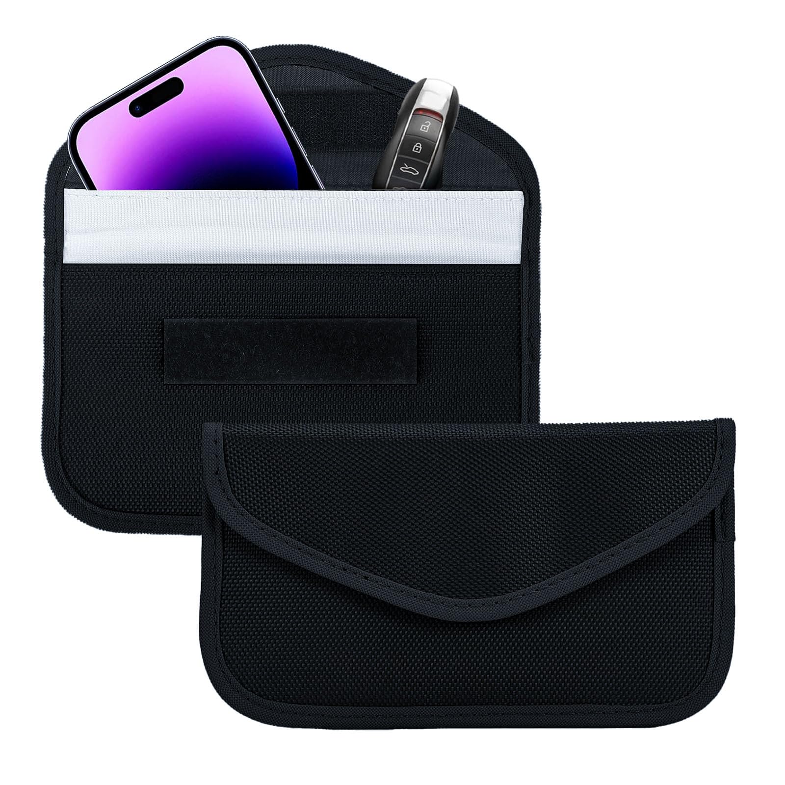 Faraday Tasche Für Handy & Autoschlüssel - Keyless Go Schutz Gegen Diebstahl Und Abhören