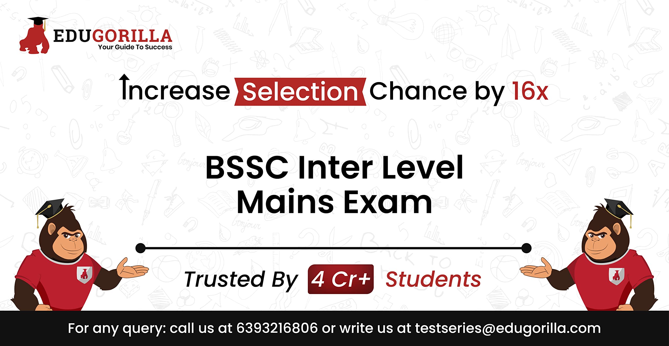 BSSC Inter Level Mains Mock Test 2020 | Unlimited Online Test Series & Speed Tests | 1 Month Subscription | EduGorilla (Activation Key Card) (B0891DZM5W) Amazon Price History, Amazon Price Tracker