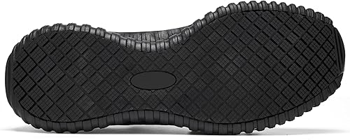 Miniatura 5 de SHULOOK Men's Non Slip Work Shoes Lace Up Slip Resistant Sneakers Waterproof Food Service Kitchen Chef Restaurant Slip On Walking Shoes Lightweight