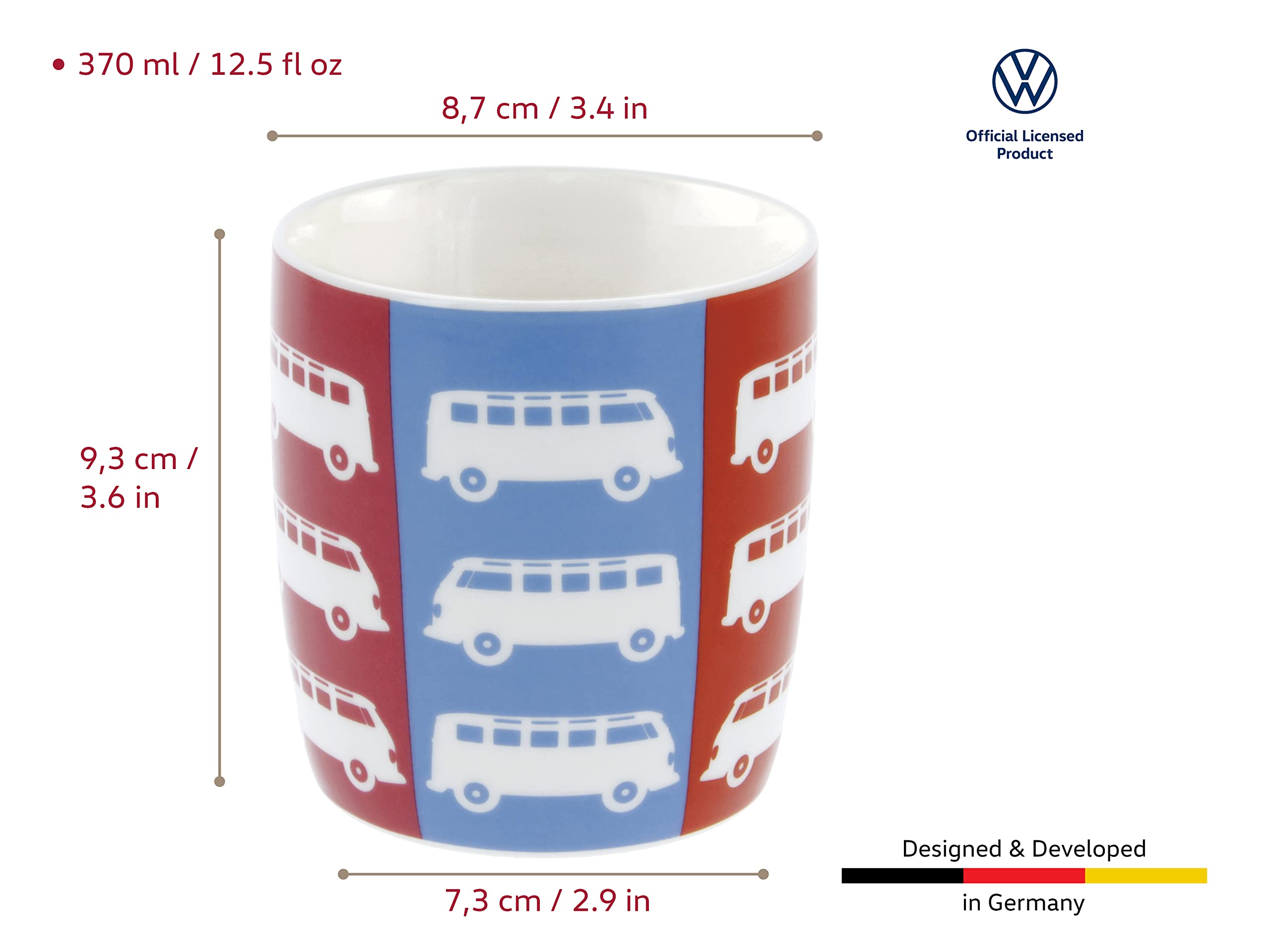 Amazon.co.jp: VW Collection T1バス コーヒーマグカップ 370ml Amazon.co.jp: VW Collection T1バス コーヒーマグカップ 370ml