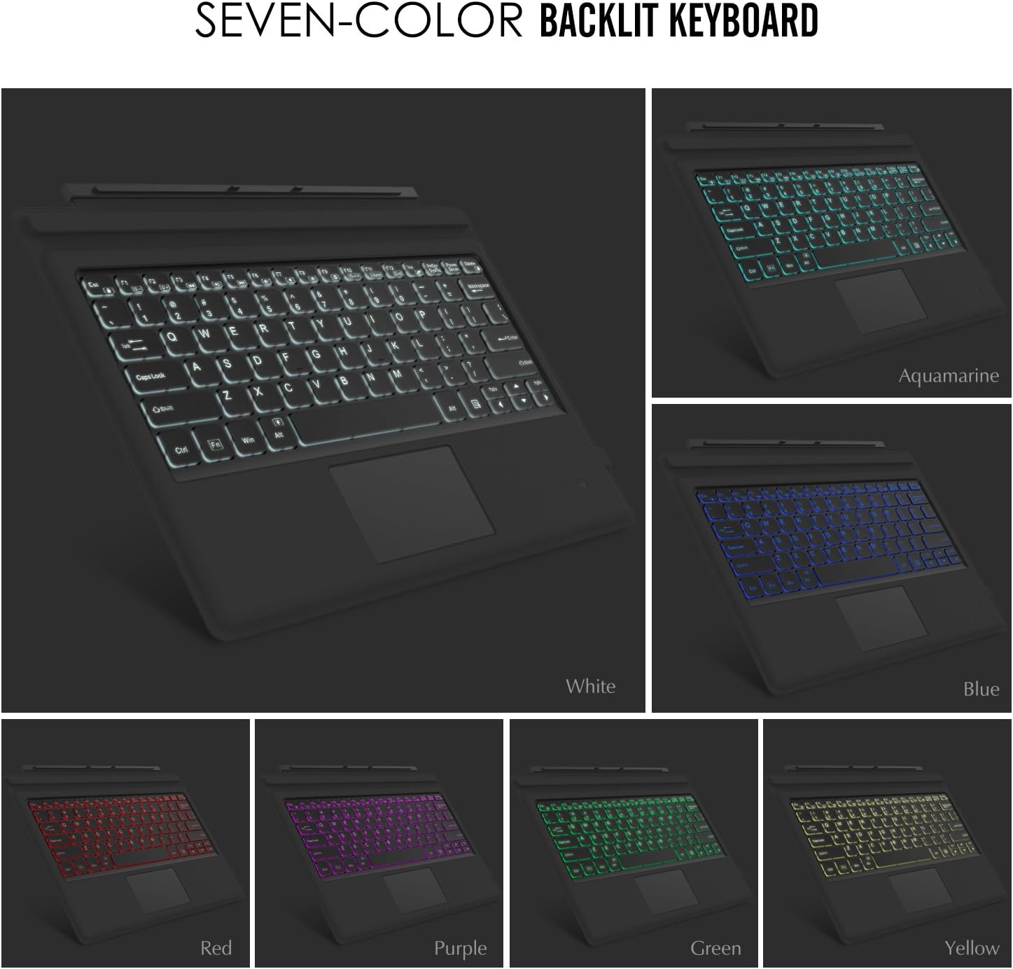 Dual-angle adjustment feature of the keyboard