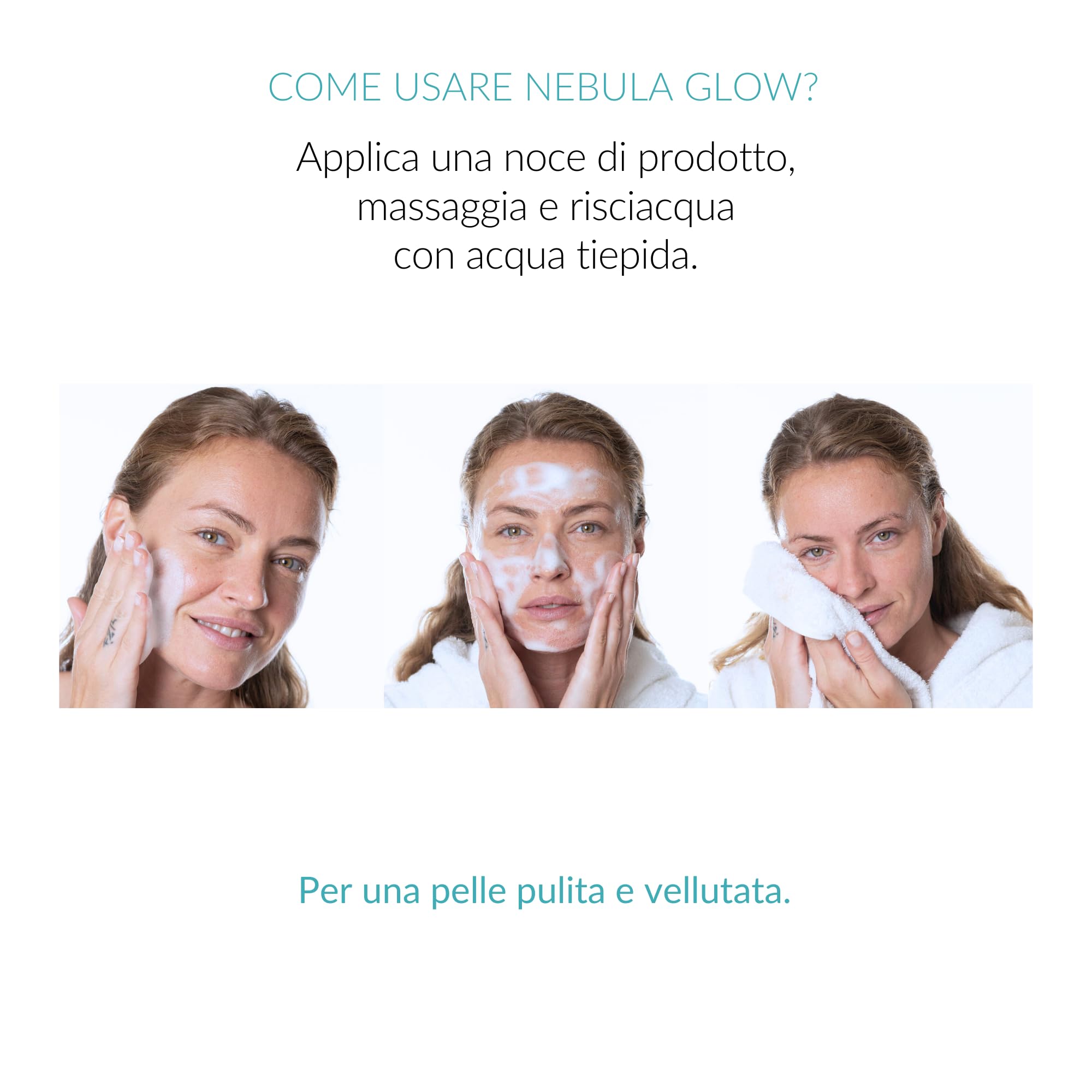 OWLYSTIC Mousse Detergente Viso Schiumogeno Delicato - BIO Vegan 100% MADE IN ITALY - Mousse Struccante Viso per Pulizia Profonda - Extra Idratante per Pelli Secche 150ml
