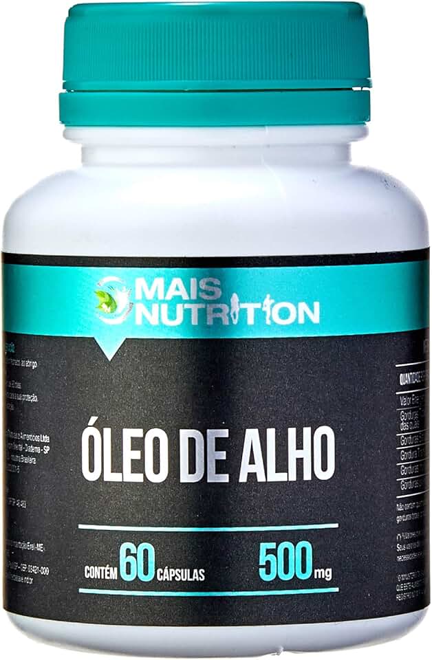 Oleo de Alho 500mg 60 capsulas Mais Nutrition