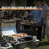 Vista 7 de Kit de limpieza de parrilla de 19 piezas para Blackstone, kit de limpieza de parrilla plana resistente, elimina las manchas fácilmente, 2 raspadores