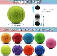 Vista 4 de Tennis Balls, 20 Pack Training Tennis Balls,High Elasticity Practice Tennis for Beginner, Exercise Playing Balls for Pet Dog