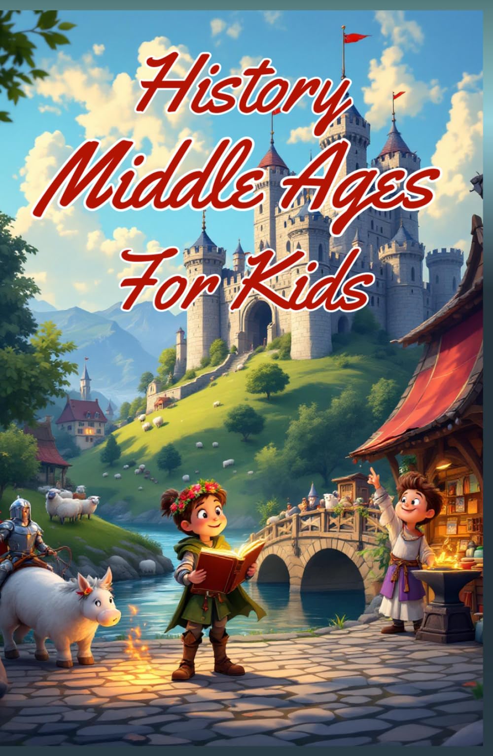 History Middle Ages for Kids: Knights, Castles, Feudalism, the Black Death, Crusades and Medieval Europe Explained for Young Readers (History Basic For Kids)