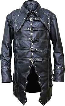 ジャケット・アウター st90's SAXONY punk vest III-Fashions Men's Brando Vintage Biker Rock Punk Clothing