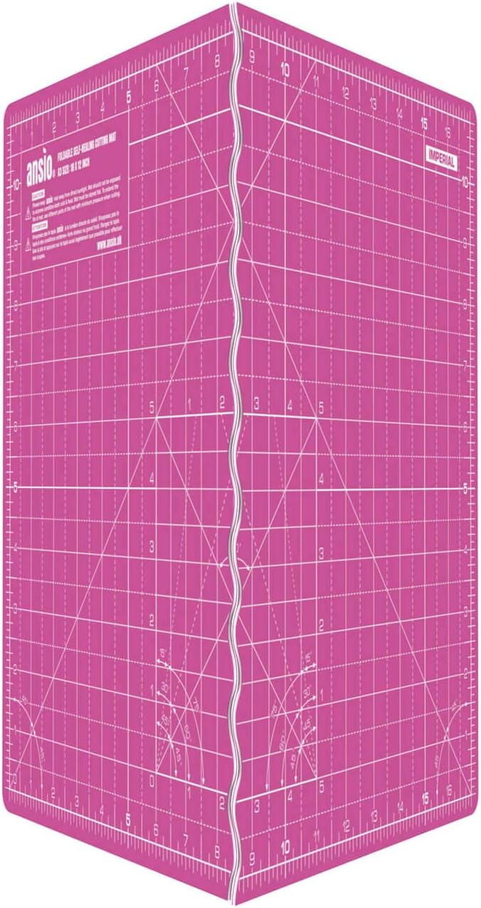 ANSIO Craft Cutting mat A3 Self Healing Foldable Cutting Mat Quilting
