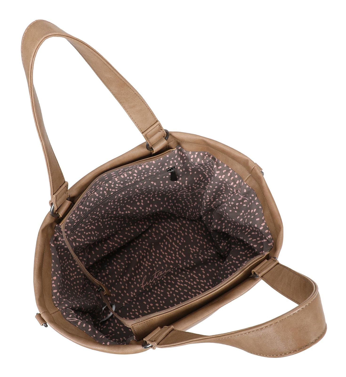 Fritzi aus Preussen Torba na ramię Lou Shopper taupe jasnobrązowa