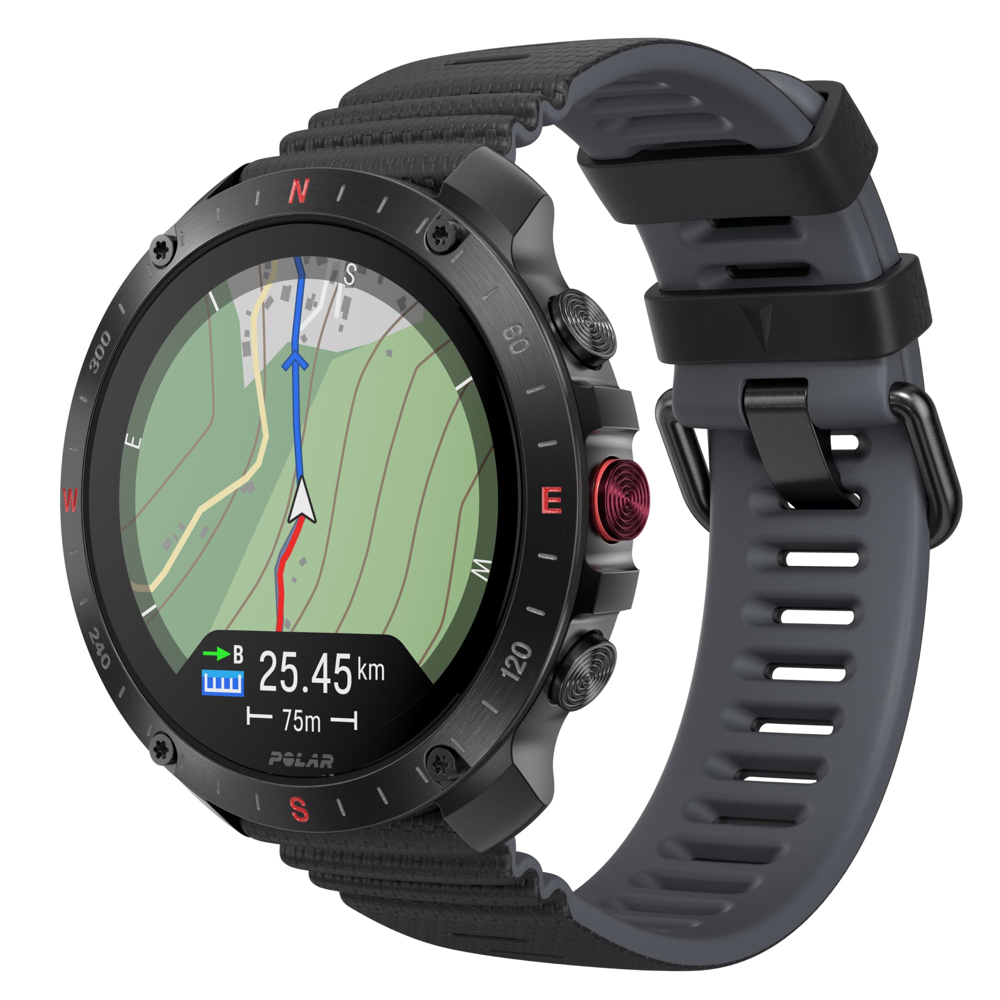 Grit X2 Pro – Premium Outdoor GPS Watch with Rugged Design, Advanced Navigation, Sports Tracking & Heart Rate Technology for Peak Performance