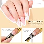 Nicedeco Builder Nail Gel Polish 6pcs, Hema Free, Cruelty Free, Vegan, Base Colors Nude Pink Hard Strengthener Rubber Gel Extension Kit 50