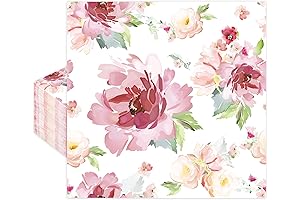 Floral Cocktail Napkins 100 PCS - Watercolor Blossom Paper Napkins for Parties
