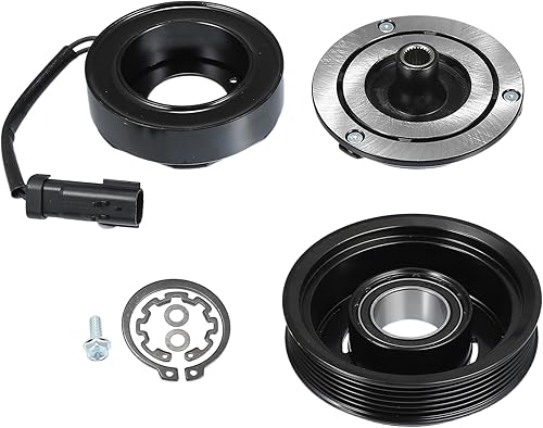 uxcell Juego de embrague de compresor de CA para Dodge Grand Caravan 2011-2020 AC Embrague Conjunto de reparación