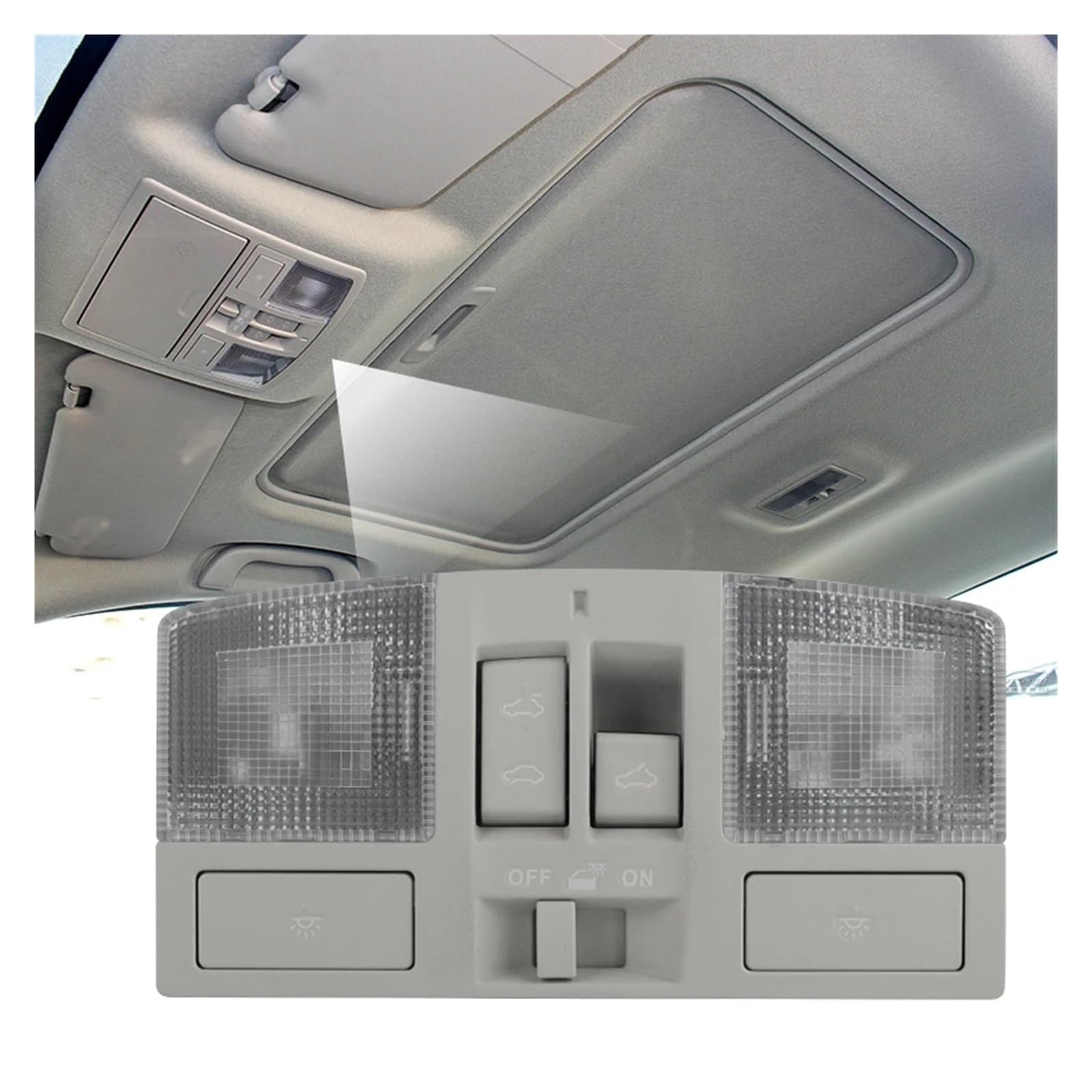 Dome Light Assembly 2010-2013 Mazda 3 Overhead Console Dome