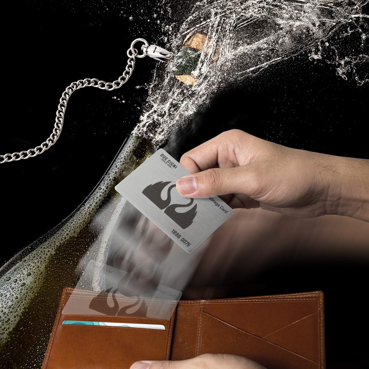 Due Cigni - Sabrage Card per Champagne/Spumante
