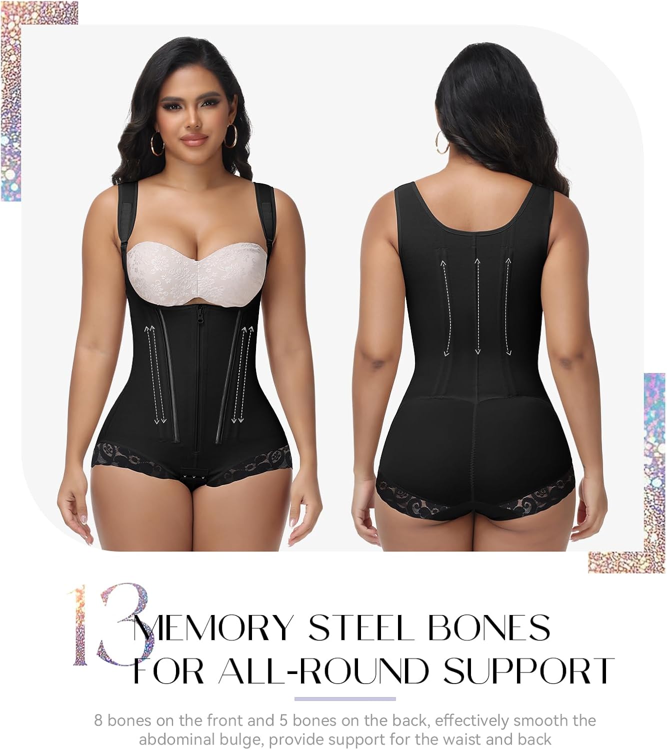 SHAPSHE Fajas Colombianas Moldeadoras Postpartum Stage 1/2/3 Body Shaper Corset Shapewear High Compression Garment for Women - Image 3