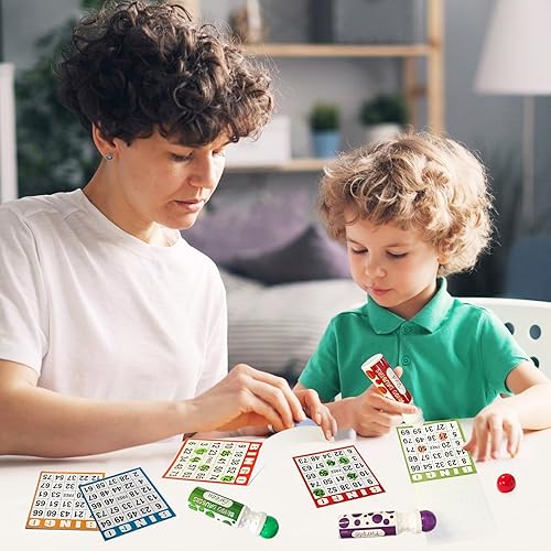 Miniatura 2 de SEETOOOGAMES Tarjetas de juego de papel de bingo - 1 tarjeta -100 libros de 10 hojas