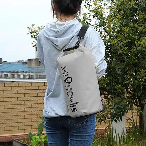 Miniatura 3 de MR LION Bolsa seca impermeable  Mochila impermeable con parte superior enrollable que mantiene el equipo seco para kayak, playa, rafting, canotaje,