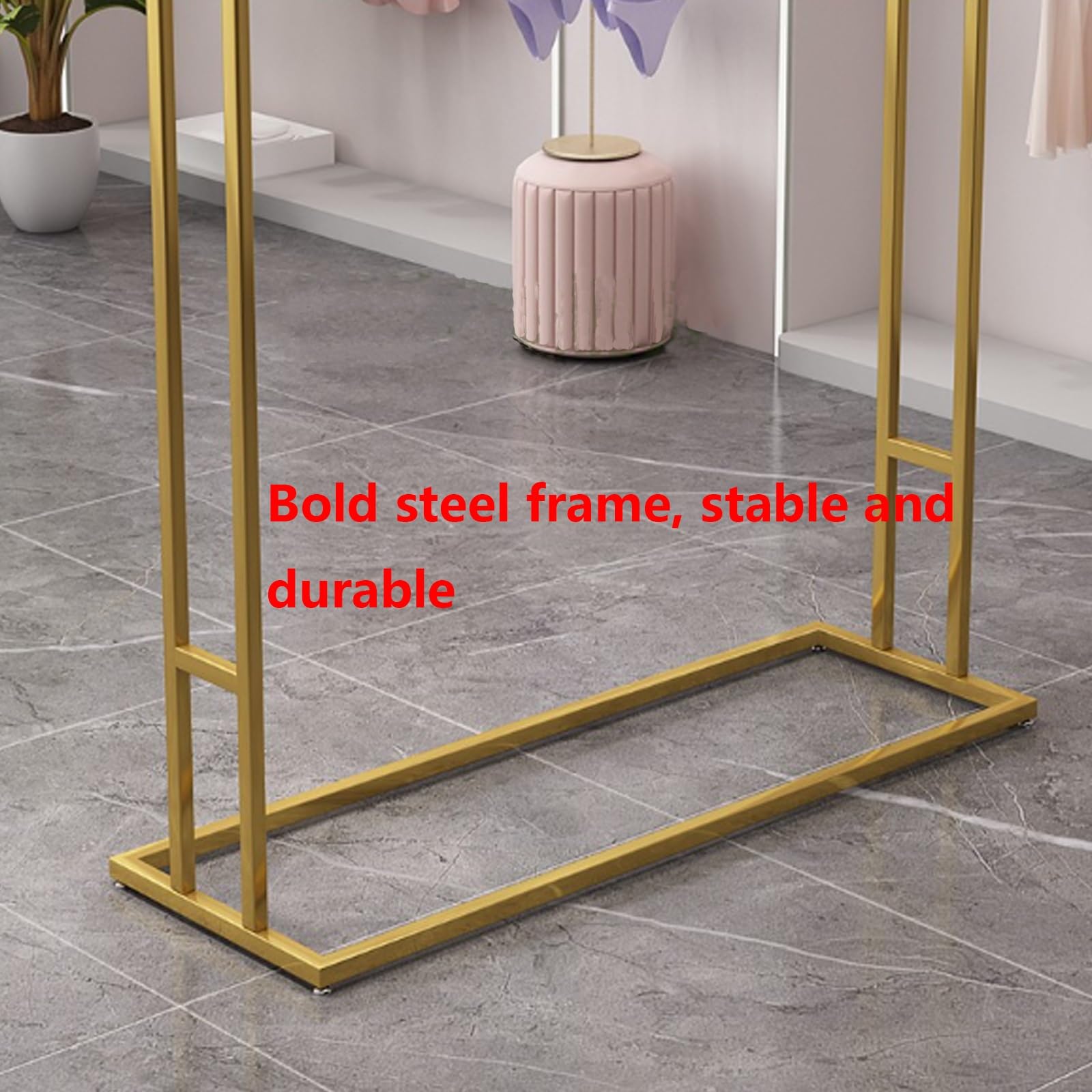 Appendiabiti resistente, organizer per abiti per camera da letto e negozio, soluzione salvaspazio, facile da montare