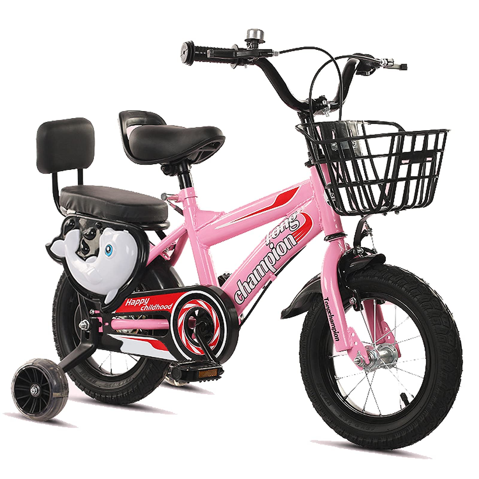 Amazon.co.jp: Bixike Swan ガールズバイク バスケット付き 3~16歳の