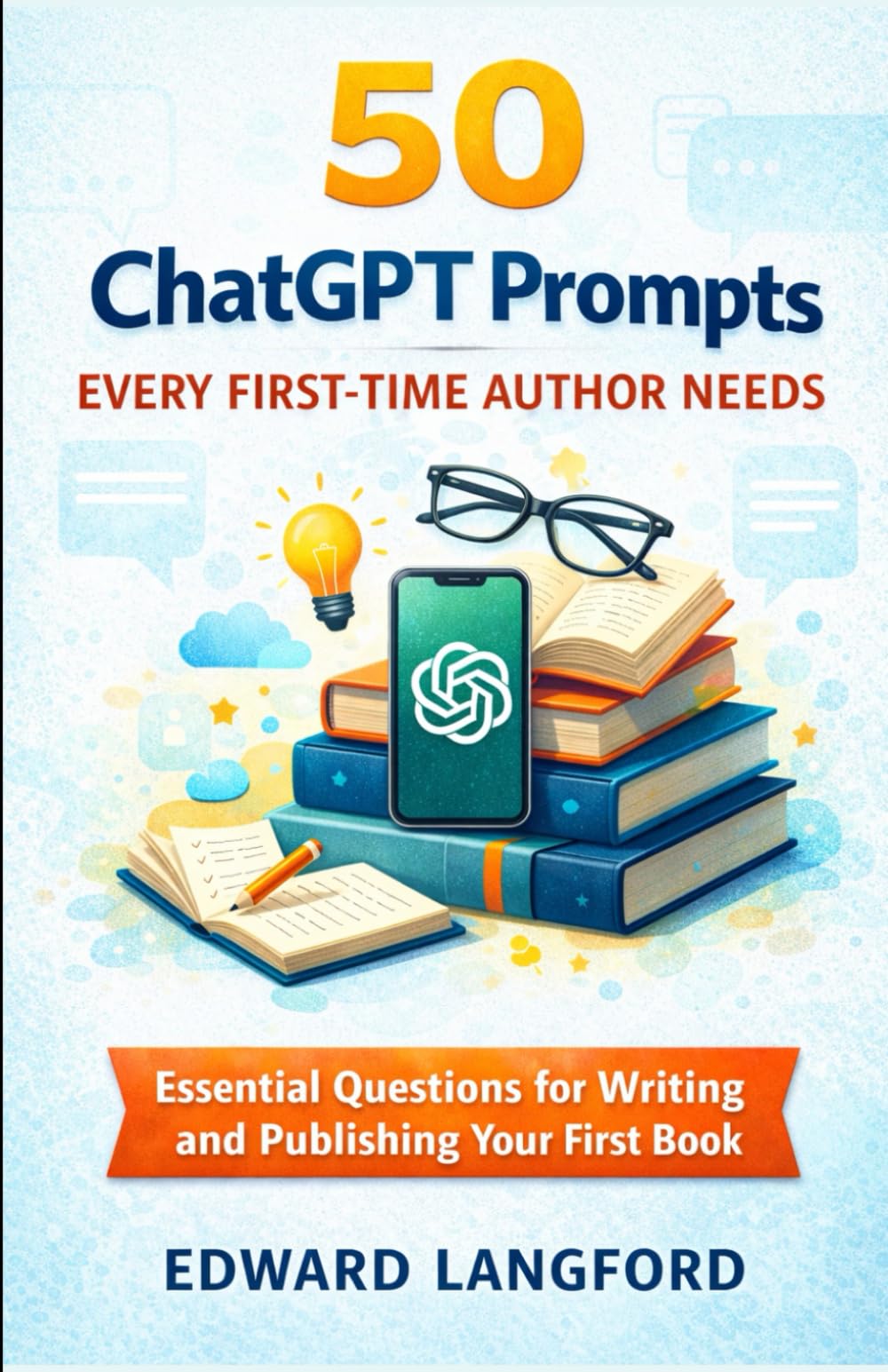 50 CHATGPT PROMPTS EVERY FIRST-TIME AUTHOR NEEDS: Essential Questions For Writing and Publishing Your First Book