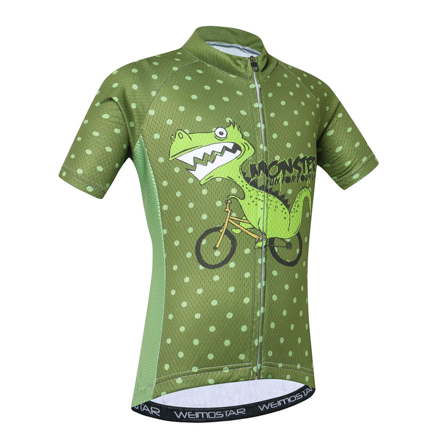 Maglia da ciclismo per bambini, maglietta a maniche corte per ragazzi e ragazze, top con cartoni animati, traspirante, ad asciugatura rapida, S-XXL