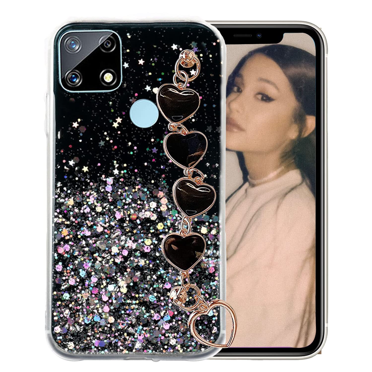 Glitter Narzo 20 Back Cover Phone Case Realme Glitter Mobile KC