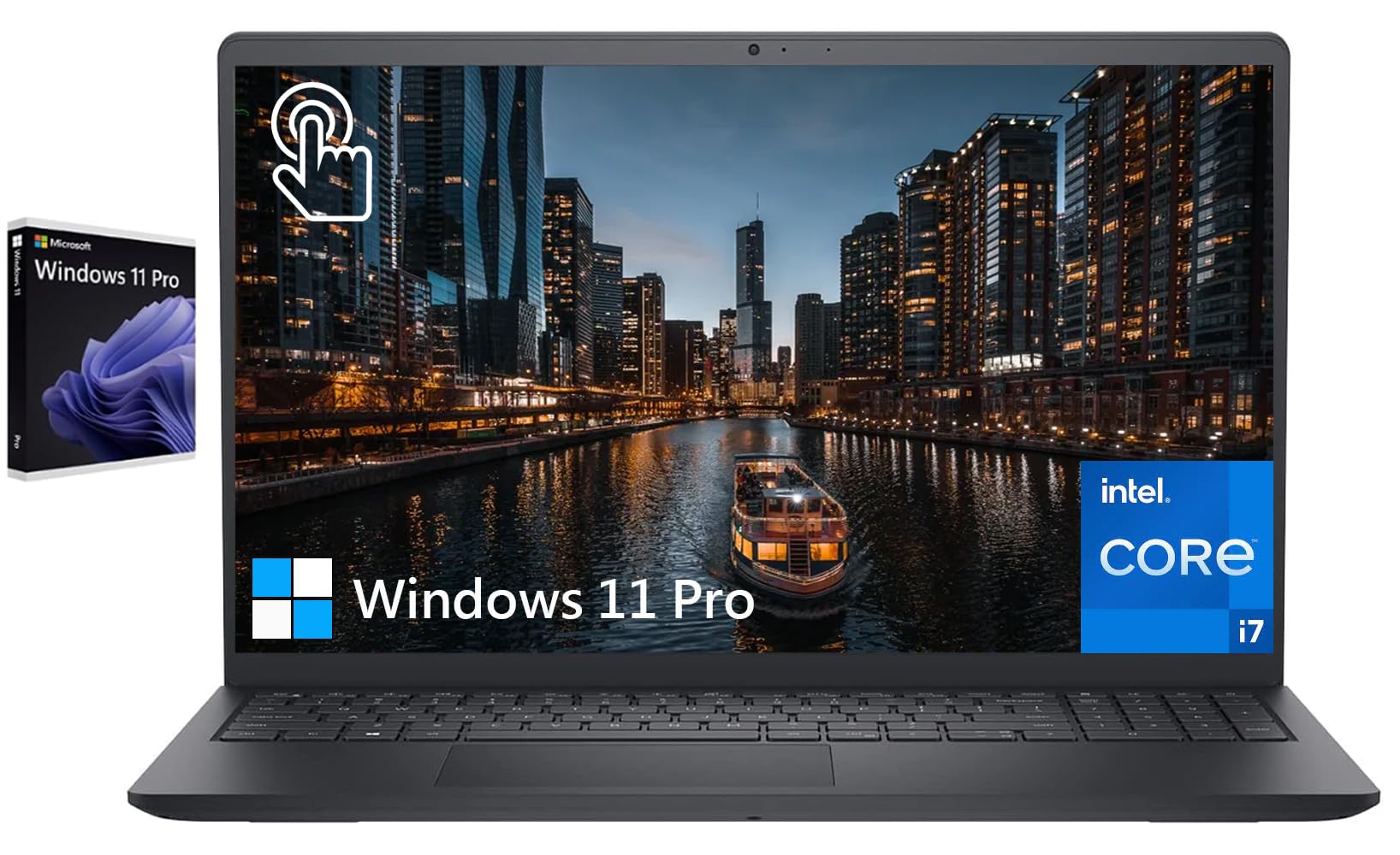 Amazon.com: Dell Inspiron Touchscreen Laptop, 15.6 Inch FHD