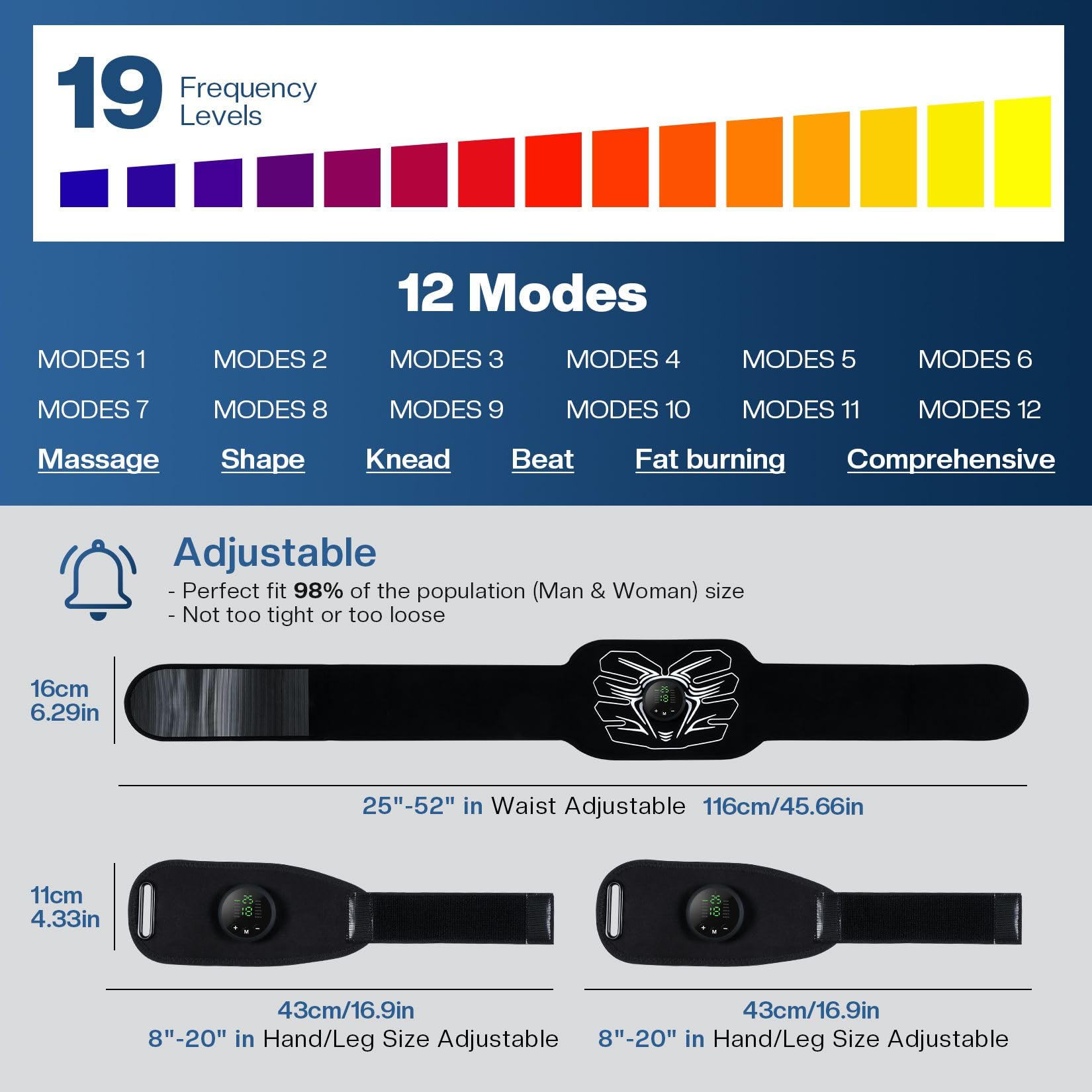 Amazon.com: ABS Stimulator Belt Muscle Machine: EMS Fitness