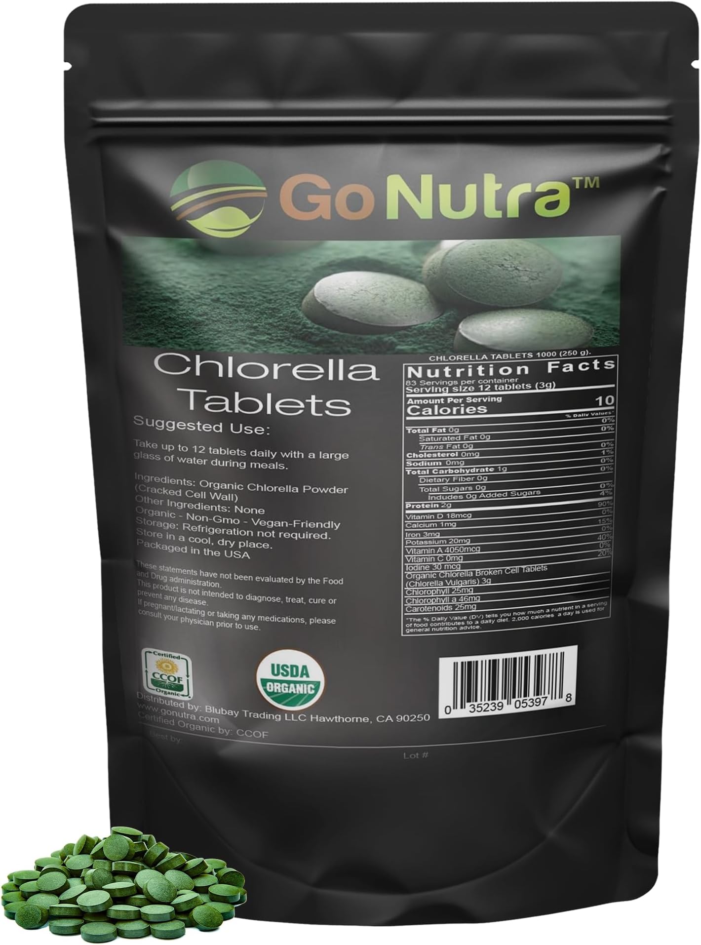 Chlorella Tablets Organic