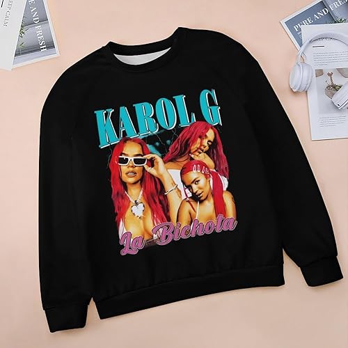 Miniatura 3 de PAPERBAGS Sweatshirt Womens Graphic Crewneck Long Sleeve Sweatshirts Casual Pullover Tops