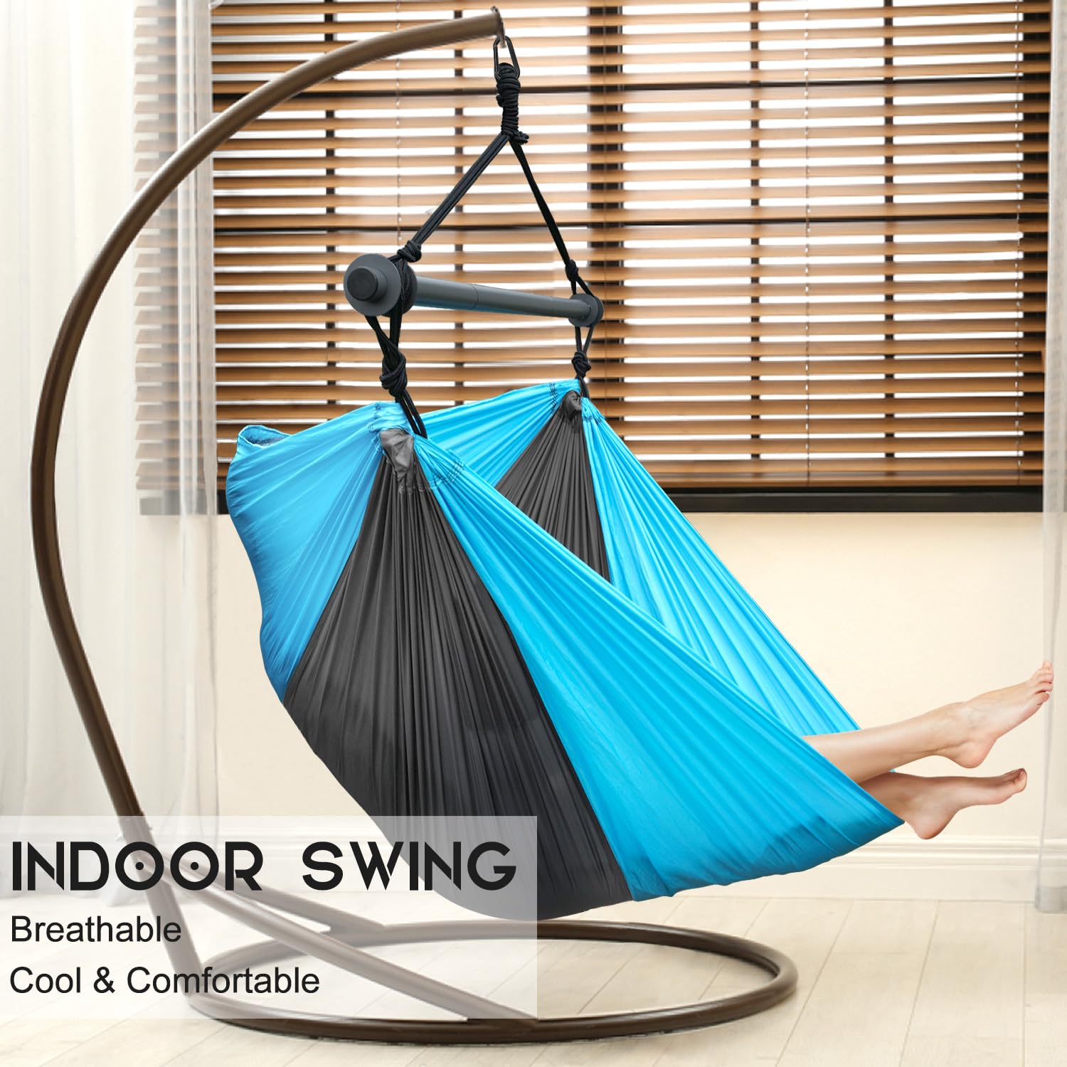 Amazon.co.jp: ハンモックチェア、屋外屋内用ハンギングチェア、大人用