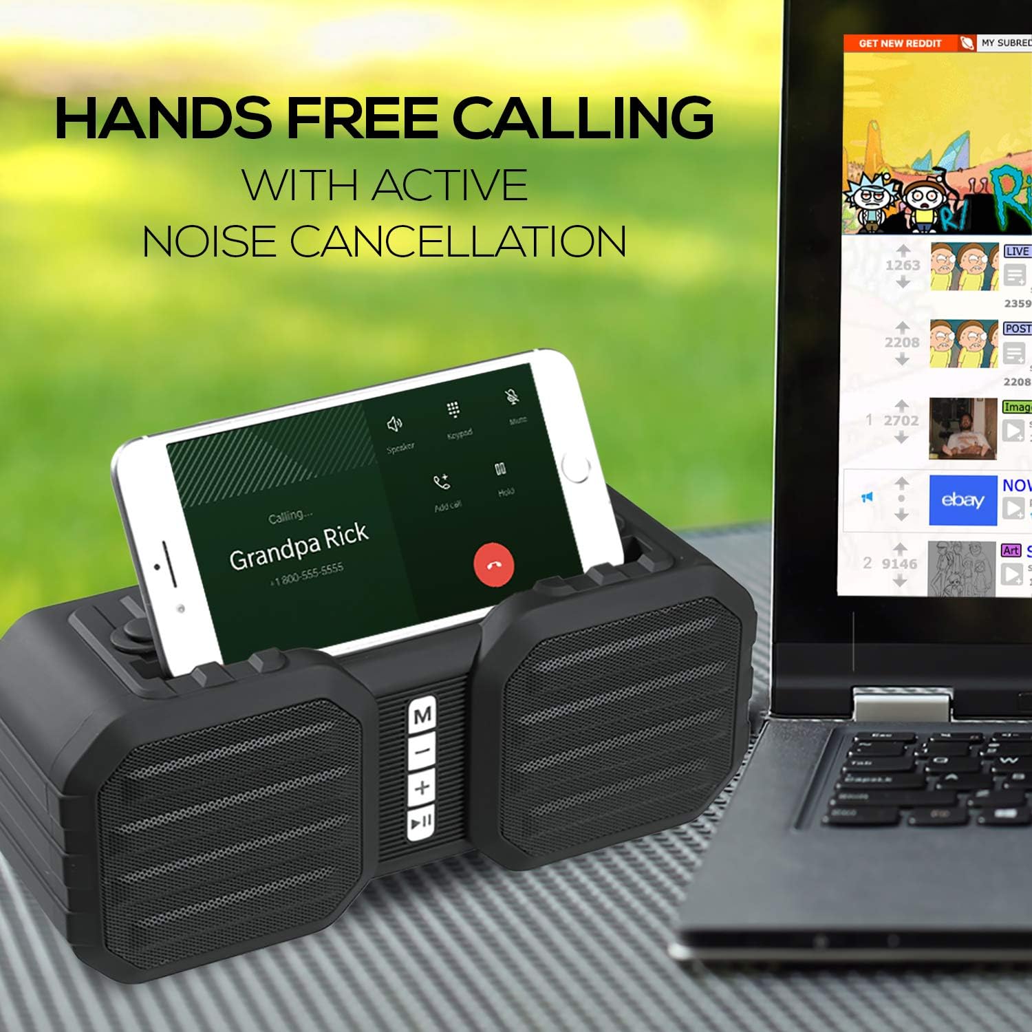 Dolphin Bluetooth Portable Speaker SPB-8X used for hands-free calling