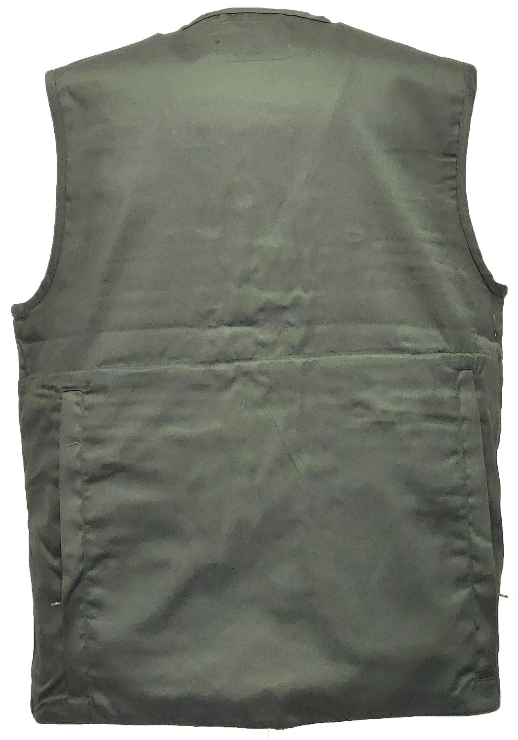 Fratelli ditalia gilet de pêche multi-poches, vert, bleu et camouflage, taille S à 5XL, en coton doublé, poche intérieure avec fermeture éclair, utile pour chasse, pêche, airsoft, temps libre